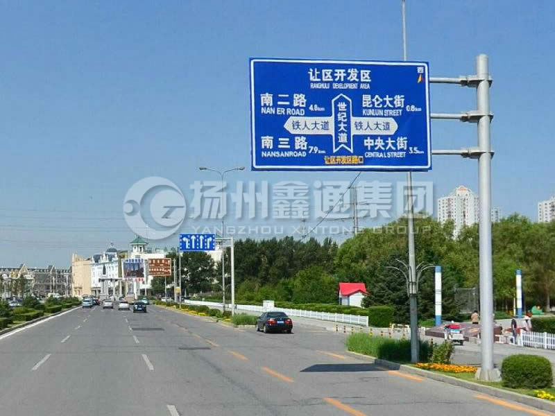 BZG-004，交通標(biāo)志桿，鍍鋅交通標(biāo)志桿